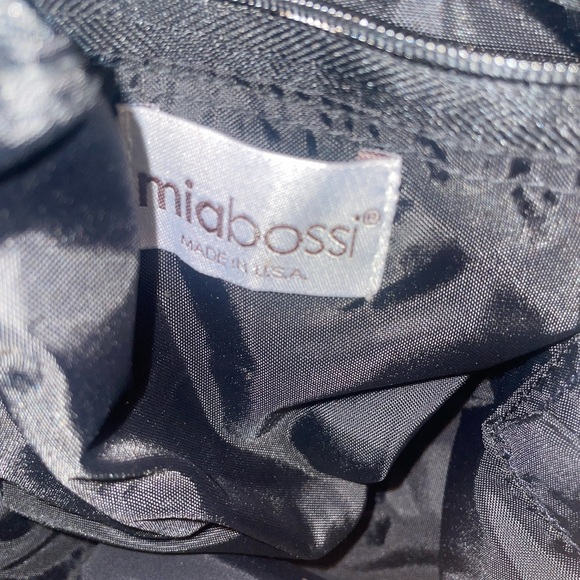 Mia Bossi Elegant Coral and Cream Interior Diaper Bag - Picture 5 of 5